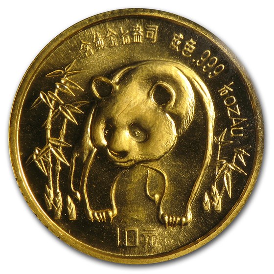 1986 China 1/10 oz Gold Panda BU (Sealed) 1986 China 1/10 oz Gold Panda BU (Sealed)